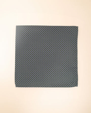 Lenço de Bolso 100% Seda em Verde